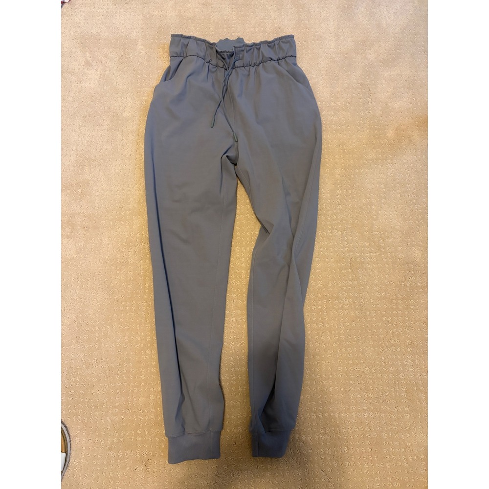 Lululemon Beyond the Studio Jogger Women 4 Blue Gray Sporty Athleisure